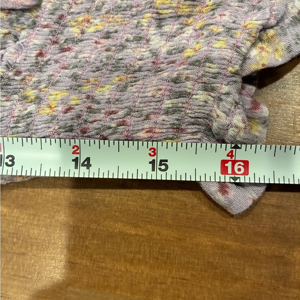 Hippie Rose Lavender Floral Blouse - Picture 12 of 12